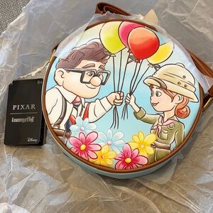 Loungefly Disney Pixar Up Carl & Ellie Circle Crossbody Bag | NWT 🎈